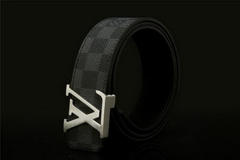 Louis Vuitton Damier Graphite Canvas Belt LV2064