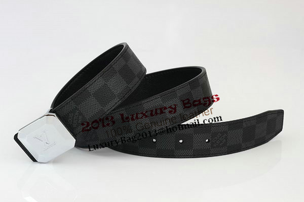 Louis Vuitton Damier Graphite Canvas Belt LV2065