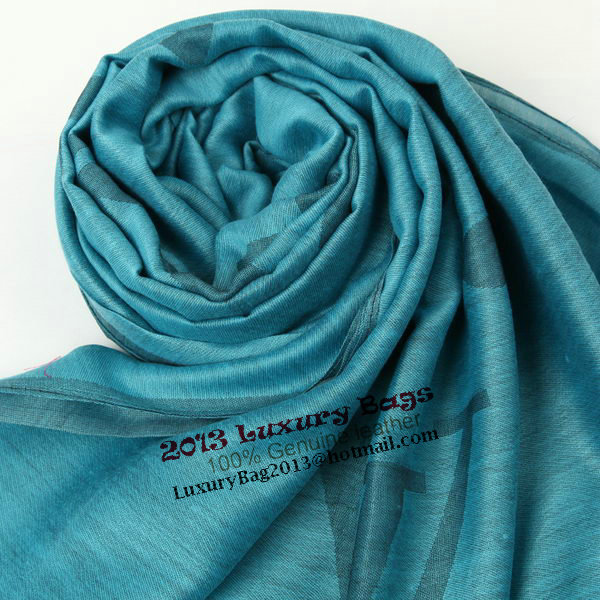 Louis Vuitton Scarves Silk WJLV094 Light Blue