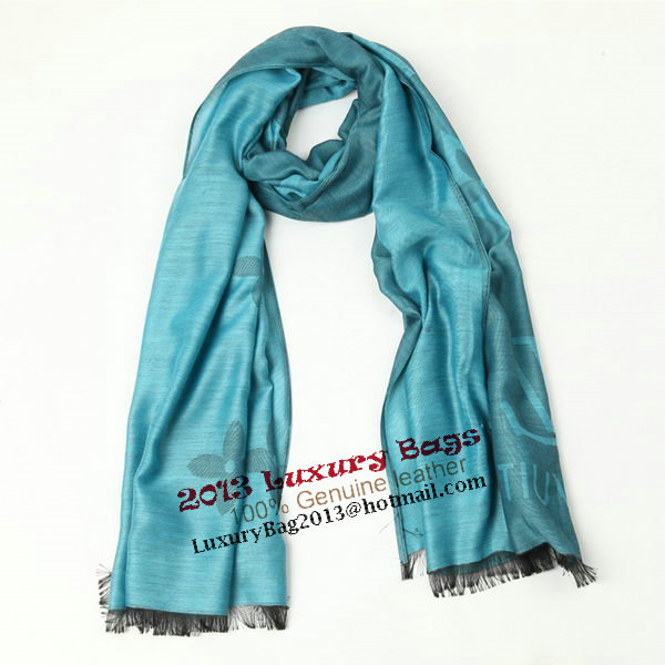 Louis Vuitton Scarves Silk WJLV094 Light Blue