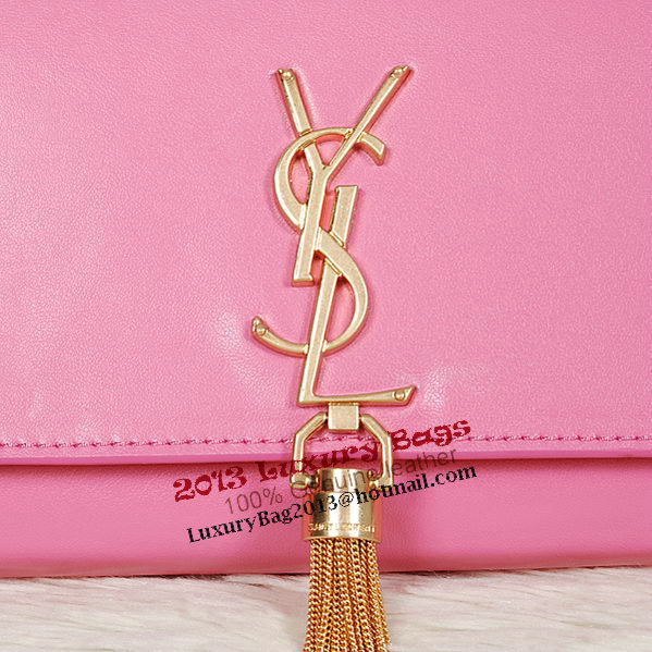 Yves Saint Laurent Monogramme Cross-body Shoulder Bag Y7130 Pink