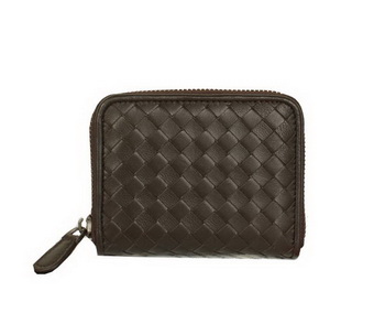 Bottega Veneta Intrecciato Nappa Mini Wallet 5818 Brown