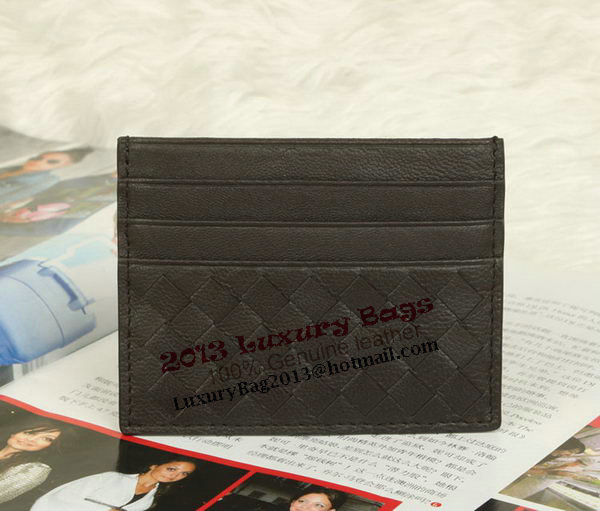 Bottega Veneta Intrecciato VN Card Case 5811 Brown