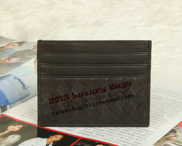 Bottega Veneta Intrecciato VN Card Case 5811 Brown