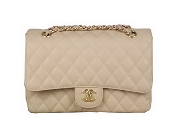 Chanel 2.55 Series Classic Flap Bag 1112 Apricot Cannage Pattern Original Leather Gold