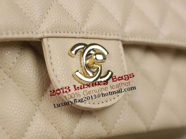 Chanel 2.55 Series Classic Flap Bag 1112 Apricot Cannage Pattern Original Leather Gold