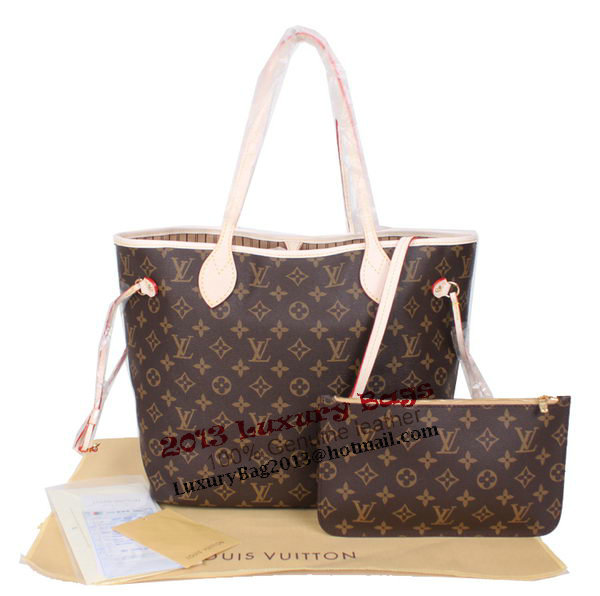 Louis Vuitton Monogram Canvas Neverfull MM M40995 Beige