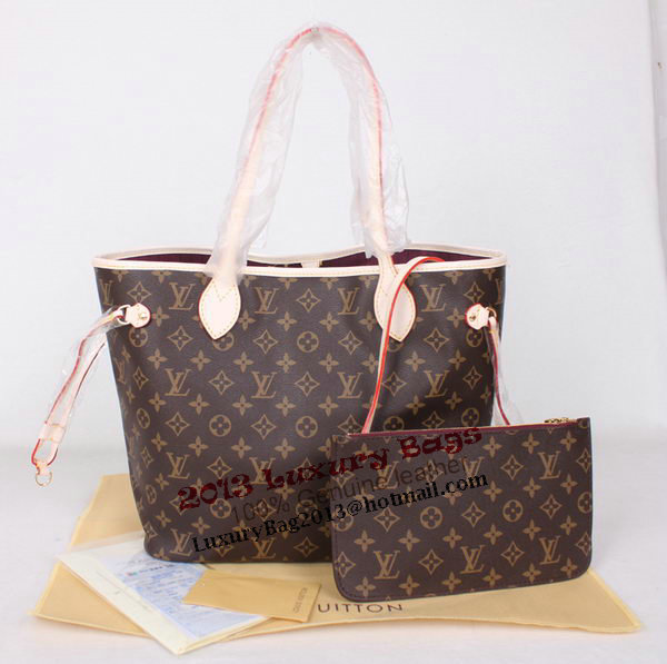 Louis Vuitton Monogram Canvas Neverfull MM M40996 Fuchsia