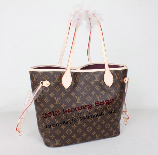 Louis Vuitton Monogram Canvas Neverfull MM M40996 Fuchsia