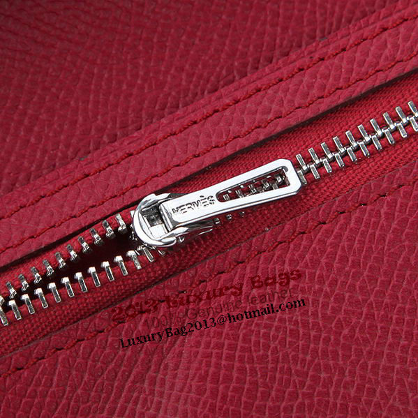 Hermes Bearn Japonaise Bi-Fold Wallet Original Leather A208 Burgundy