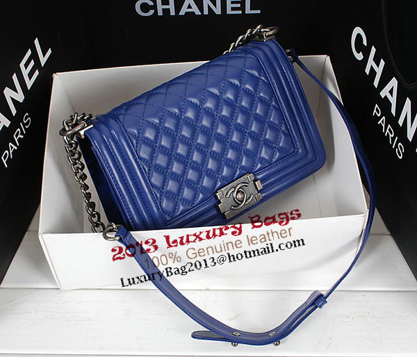 Chanel Boy Flap Shoulder Bag A67086 in Sheepskin Leather