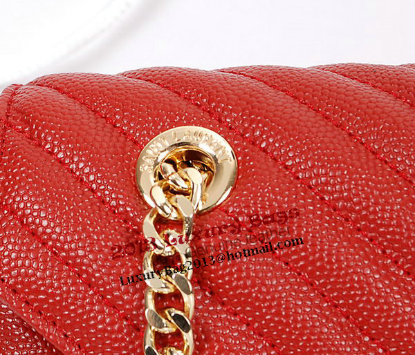 Yves Saint Laurent Classic Monogramme Flap Bag Y9201 Red