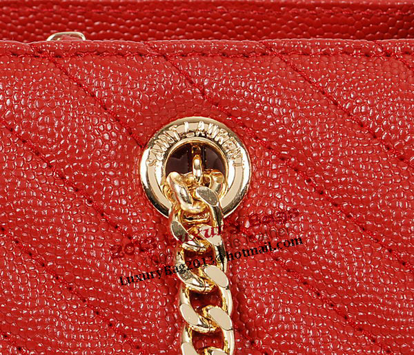 Yves Saint Laurent Classic Monogramme Shopping Bag Y9150 Red