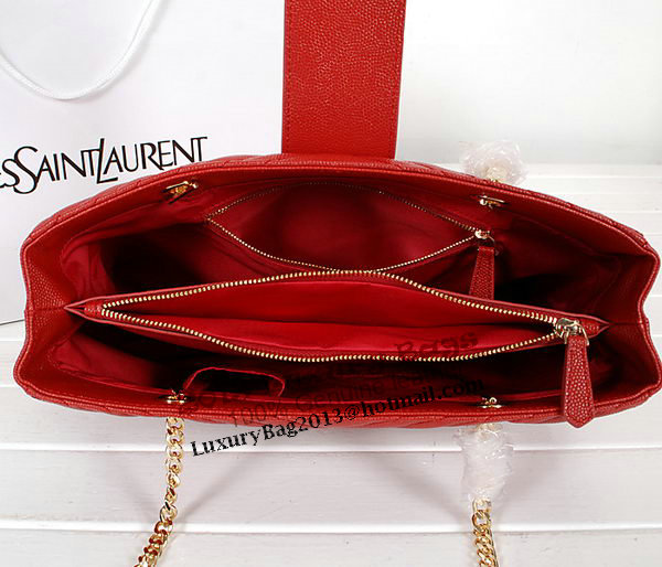 Yves Saint Laurent Classic Monogramme Shopping Bag Y9150 Red