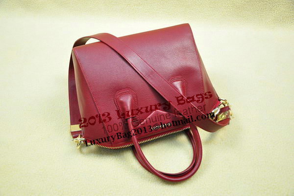 Givenchy Small Antigona Bag Original Leather 1800 Wine