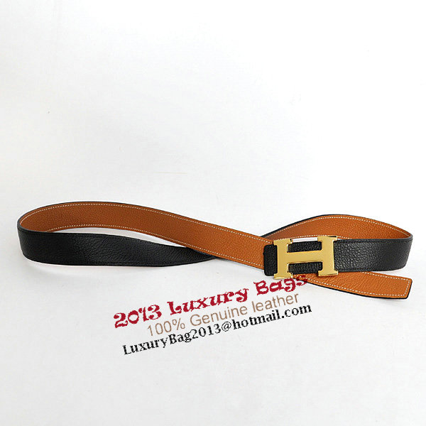 Hermes Camel Bovine Jugular Veins Belt HR1006A Gold