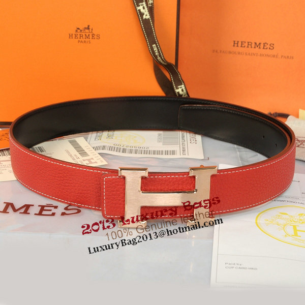 Hermes Imported Belt HR1002A Red