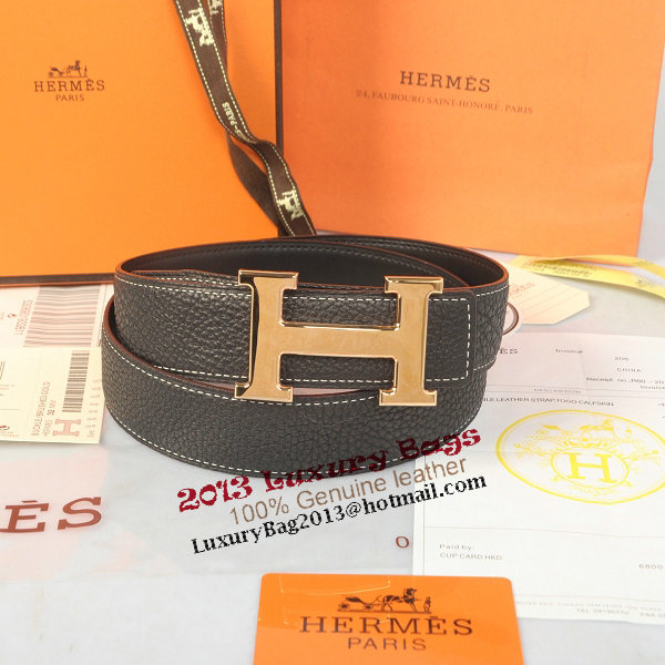 Hermes Imported Belt HR1002B Black