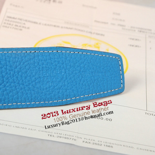 Hermes Imported Belt HR1002C Blue