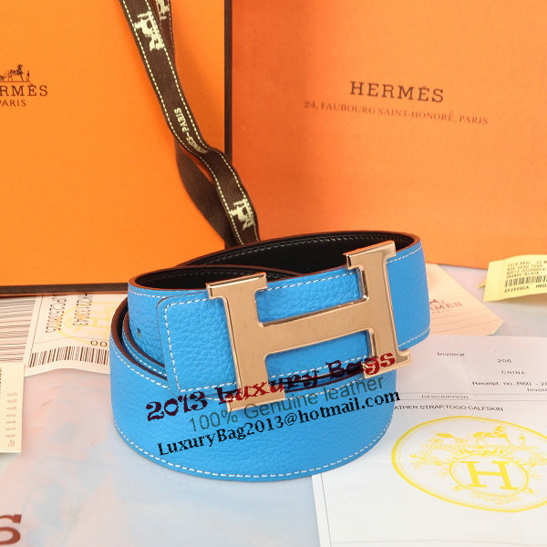 Hermes Imported Belt HR1002C Blue