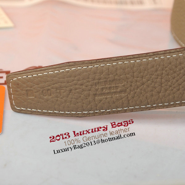 Hermes Imported Belt HR1002E Dark Gray