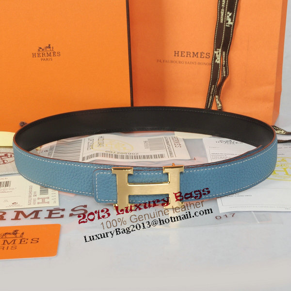 Hermes Imported Belt HR1002I Light Blue