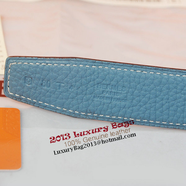 Hermes Imported Belt HR1002I Light Blue