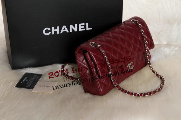 Chanel 2.55 Series Original Leather Classic Flap Bag A01112 Burgundy