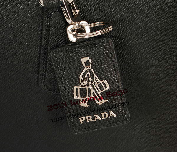 Prada Original Leather Briefcase 305M Black