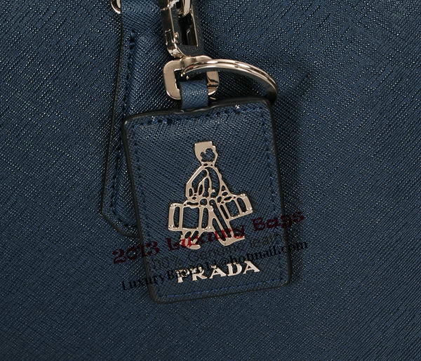 Prada Original Leather Briefcase 305M Blue