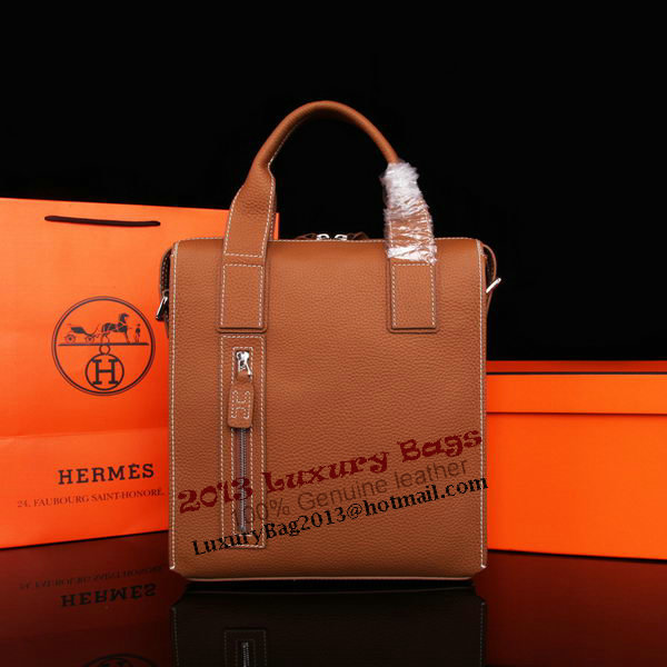 Hermes Original Calf Leather Tote Bag M86682 Wheat