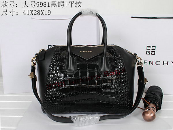 Givenchy Large Antigona Bag in Coco Leather 9981L Black