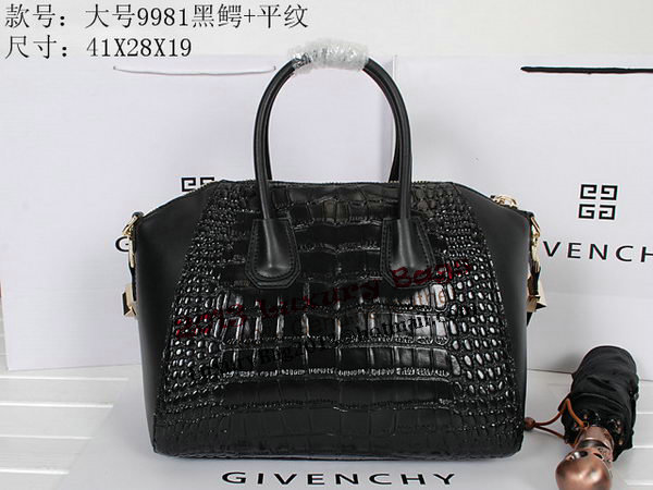 Givenchy Large Antigona Bag in Coco Leather 9981L Black