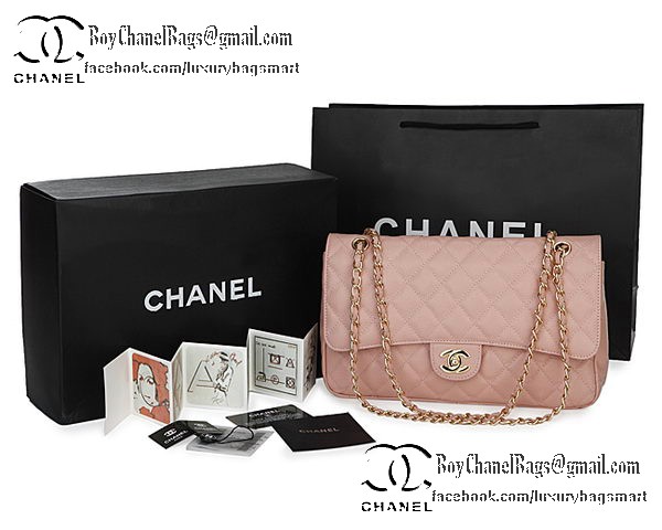 Chanel Classic Flap Bag Cannage Pattern CHA1113 Pink