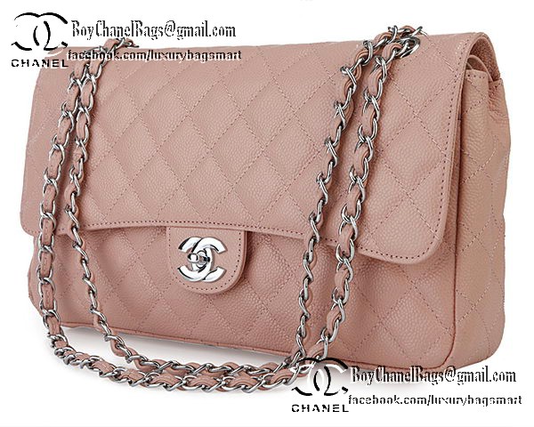 Chanel Classic Flap Bag Cannage Pattern CHA1113 Pink