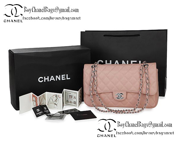 Chanel Classic Flap Bag Cannage Pattern CHA1113 Pink