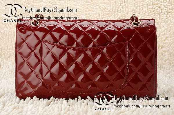 Chanel Classic Flap Bag Patent Leather CHA1113 Burgundy