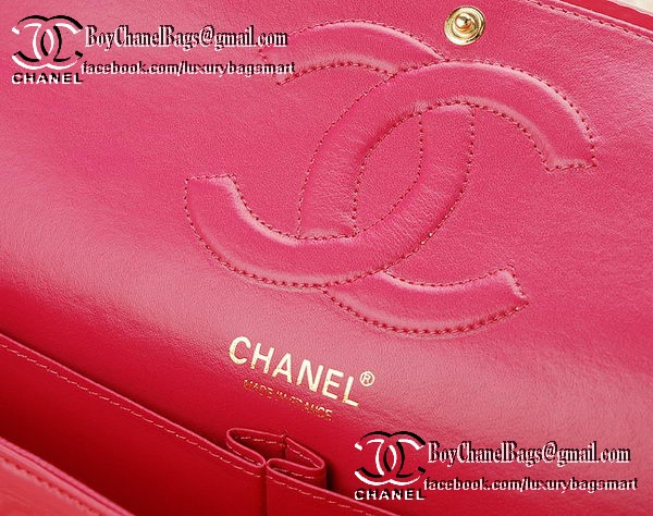 Chanel Classic Flap Bag Patent Leather CHA1113 Peach