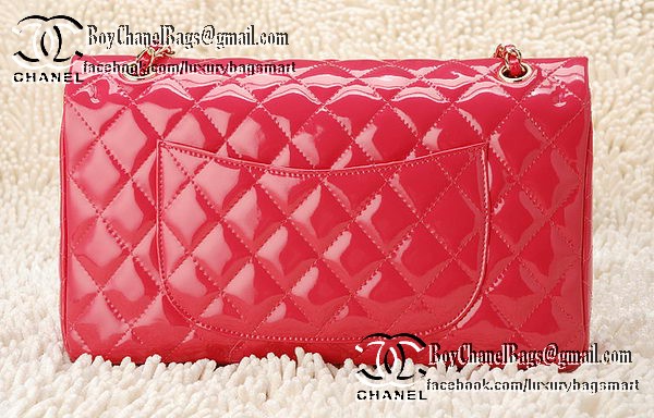 Chanel Classic Flap Bag Patent Leather CHA1113 Peach