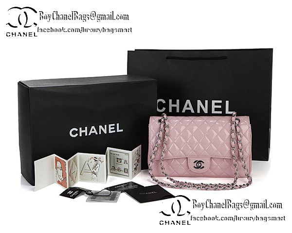 Chanel Classic Flap Bag Patent Leather CHA1113 Pink