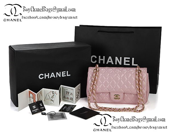 Chanel Classic Flap Bag Patent Leather CHA1113 Pink