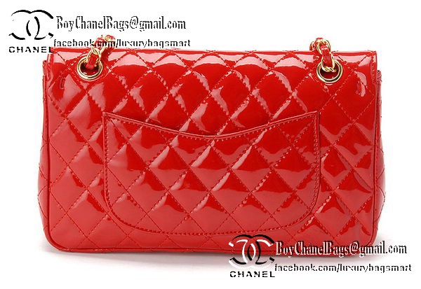 Chanel Classic Flap Bag Patent Leather CHA1113 Red