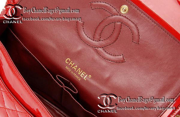 Chanel Classic Flap Bag Patent Leather CHA1113 Red