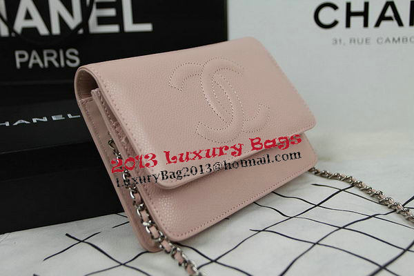 Chanel CHA48654 Pink Original Cannage Patterns Leather mini Flap Bag