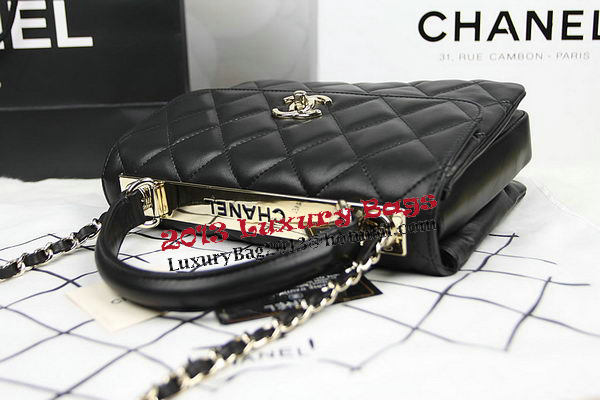 Chanel Classic Top Flap Bag Original Sheepskin Leather CHA92236 Black