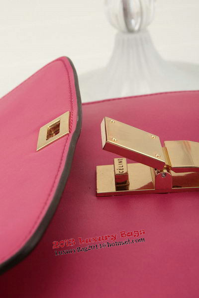 Celine Classic Box Small Flap Bag Smooth Leather 11042 Rose