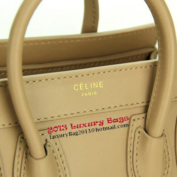 Celine Luggage Nano Bag Smooth Leather CL88029 Khaki