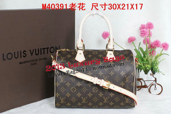 Louis Vuitton Monogram Canvas Speedy 30 Bag M40391