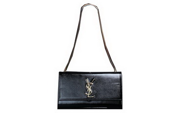 Yves Saint Laurent mini Monogramme Cannage Pattern Shoulder Bag Y009 Black