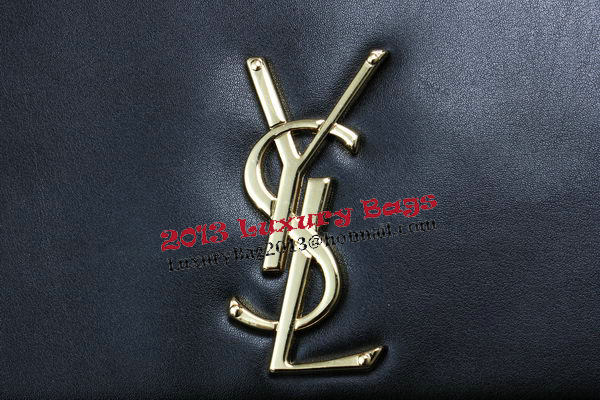 Yves Saint Laurent mini Monogramme Smooth Leather Shoulder Bag Y009 Black